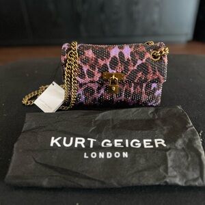 Kurt Geiger London Mini Brixton Crystal Satin Bag